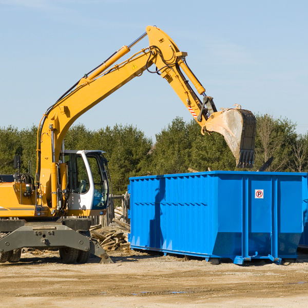 can i choose the location where the residential dumpster will be placed in Annsville NY